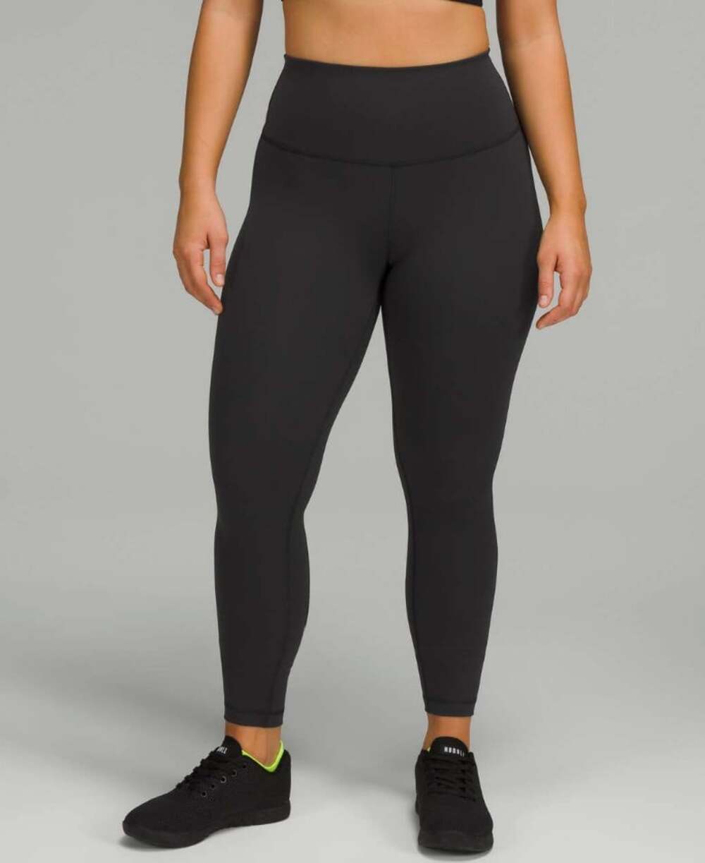 Lululemon Wunder Train Contour Fit High-Rise Tight 25" Black Size 6